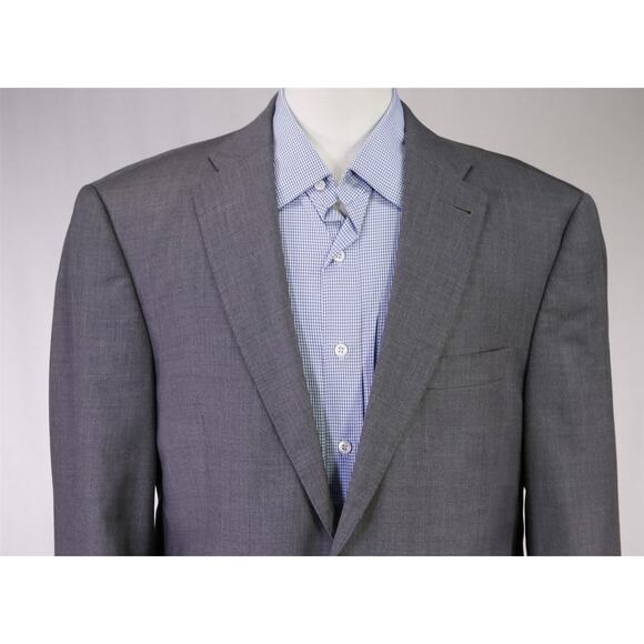 Peter Millar Men's Solid Gray 2-Btn Wool Blazer Jacket 41R - Picture 3 of 12